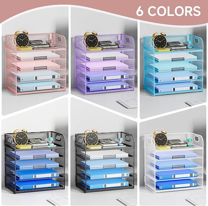 5-Tier Stackable Paper Organizer - Image 6