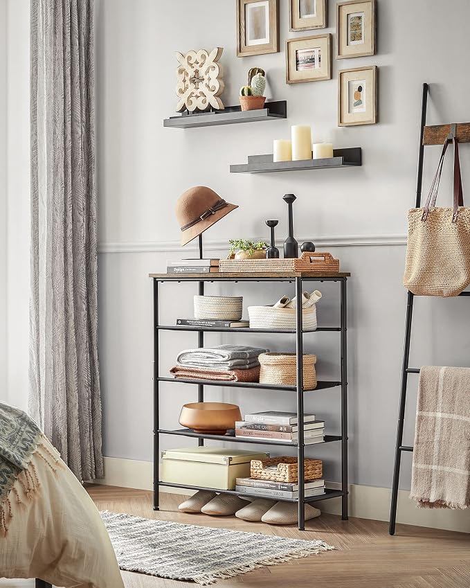 VASAGLE Shoe Rack, 5-Tier Shoe Storage Organizer - Image 5