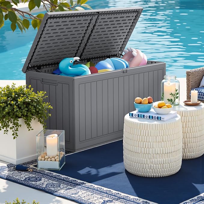 Greesum 260 Gallon HDPE Outdoor Storage Box - Image 3