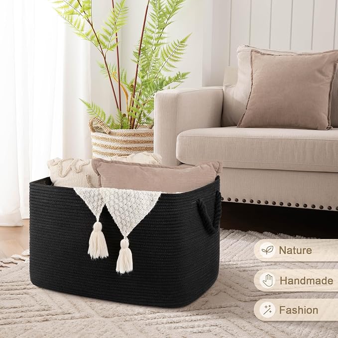 95L Extra Large Blanket Basket - Image 6