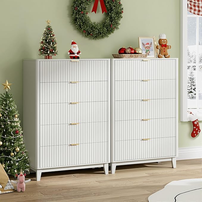 WLIVE Fluted Dresser for Bedroom - Image 5