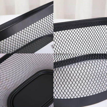 AJIODA Metal Mesh Steel Basket, Oval Metal Wire Storage Organizer Baskets Multi - Image 5
