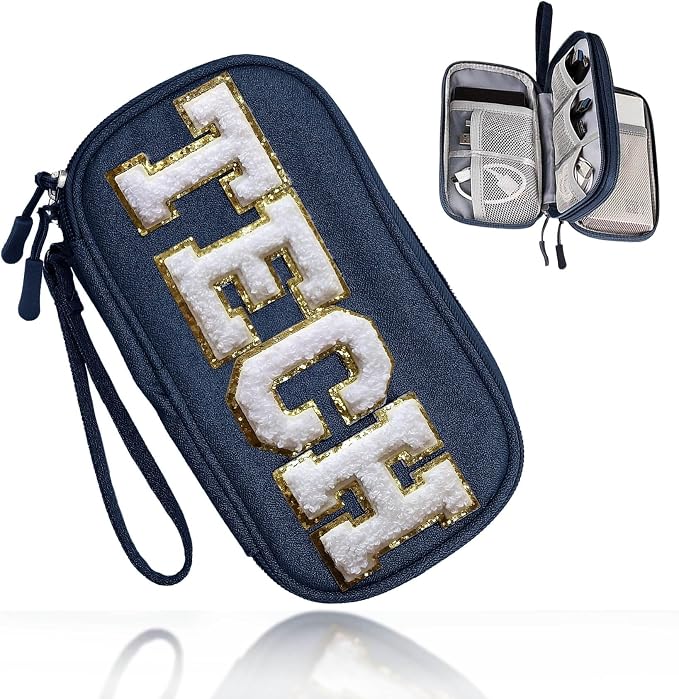 COSHAYSOO Small Electronics Organizer Bag by COSHAYSOO