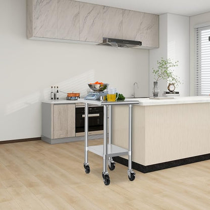 HARDURA Stainless Steel Commercial Table Prep & Work Table - Image 2
