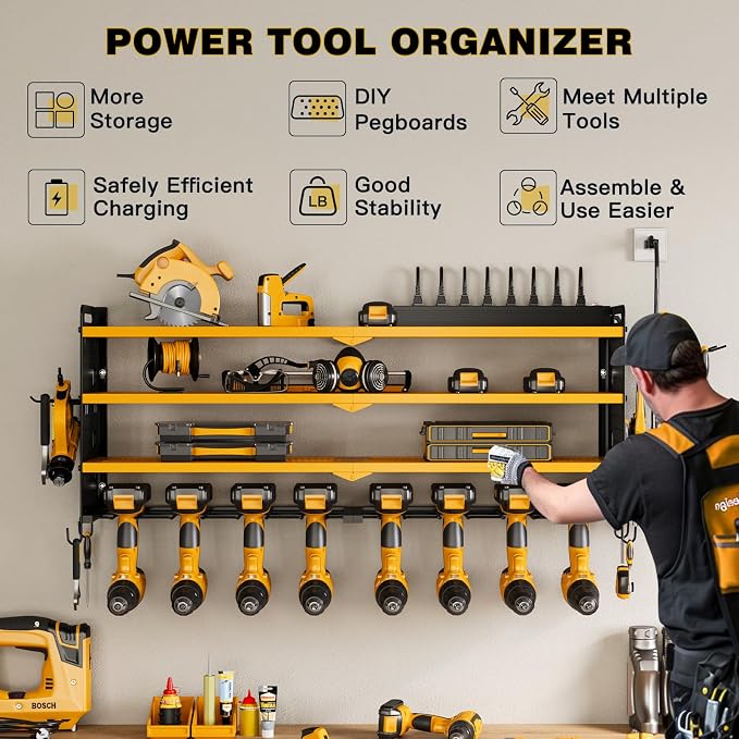 Power Tool Organizer Wall Mount - Image 2