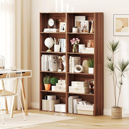 Giantex 5-Tier Bookshelf, Freestanding Bookcase - Image 7