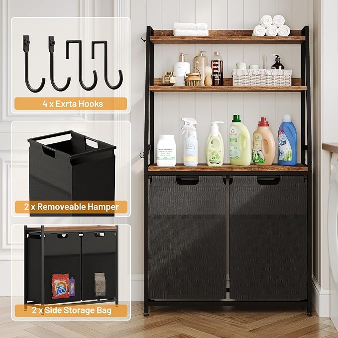 Lulive Double Laundry Hamper - Image 6
