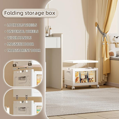 28 QT / 7 Gal Multi-Purpose Stackable Storage Cabinet: Double Magnetic Doors - Image 5