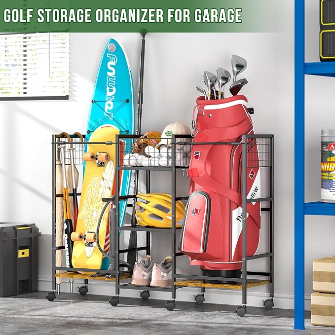 Golf Bag Storage Rack for Garage - Image 3