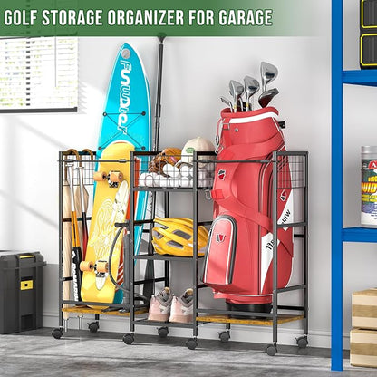 Golf Bag Storage Rack for Garage - Image 3
