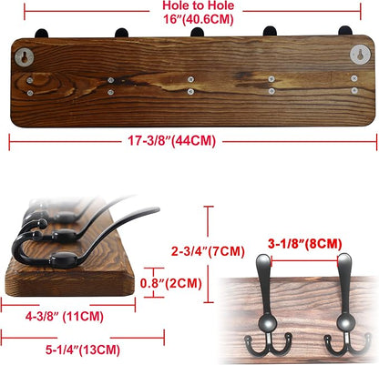 Dseap Coat Rack Wall Mounted - Image 6