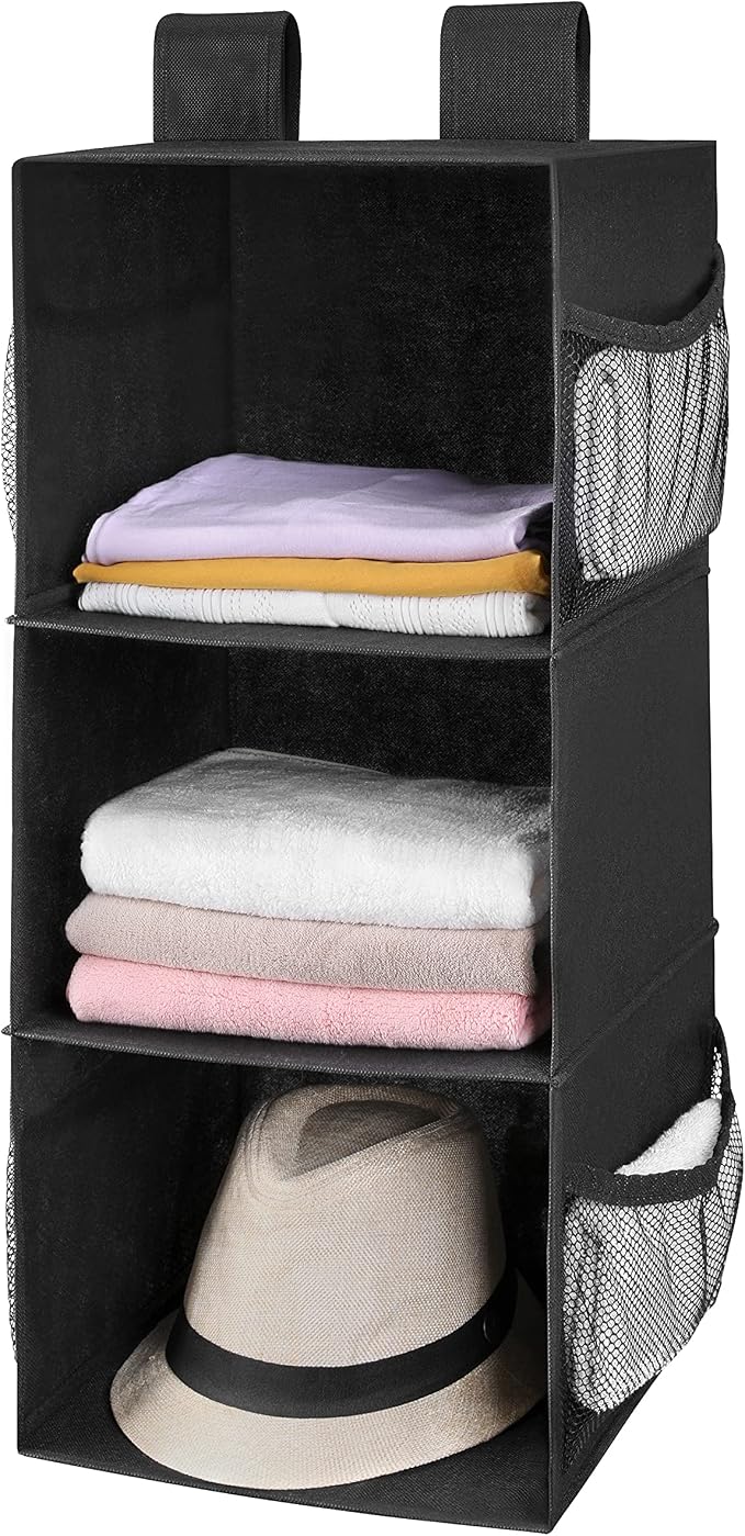 MAX Houser 3-Shelf Hanging Closet Organizer, Hanging Sweater Organizer by MAXHouser