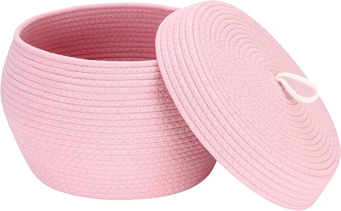 Sea Team Round Cotton Rope Storage Basket by SeaTeam
