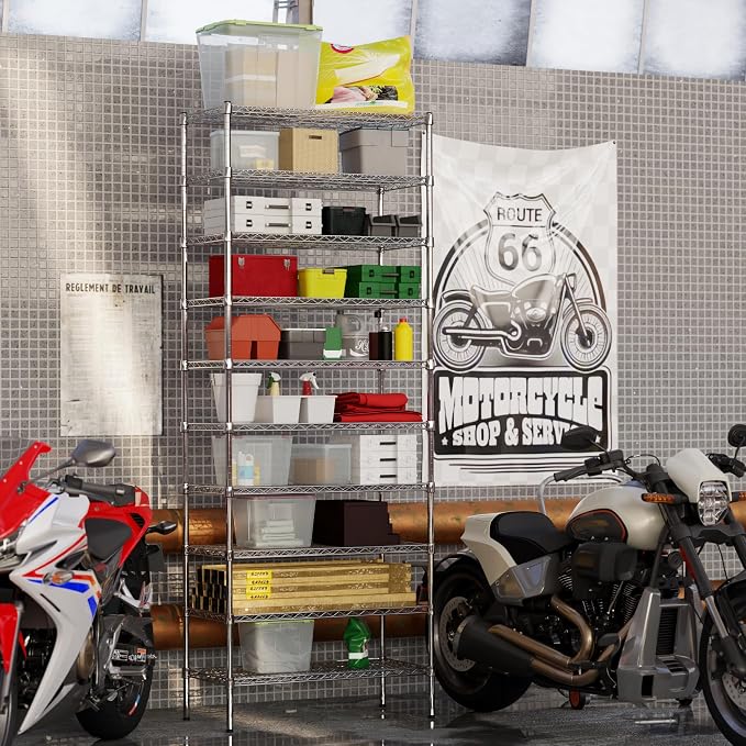 18" Deep x 36" Wide x 96" Height Wire Shelving Kit | 10-Tier | NSF Commercial - Image 2