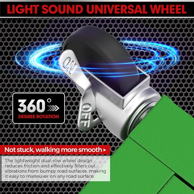 INTERGREAT Rolling Tool Chest, 5-Drawer Tool Box Organizer, Lockable Wheels & - Image 8