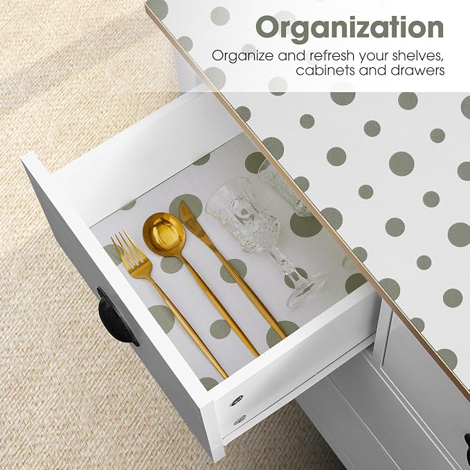 Drawer and Shelf Liner, Non-Slip Kitchen Cabinet Liners Non-Adhesive Thick - Image 6