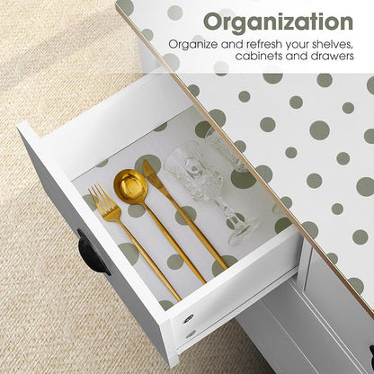 Drawer and Shelf Liner, Non-Slip Kitchen Cabinet Liners Non-Adhesive Thick - Image 6