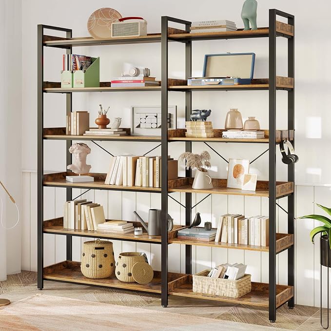 Rolanstar Bookshelf 6 Tier - Image 4