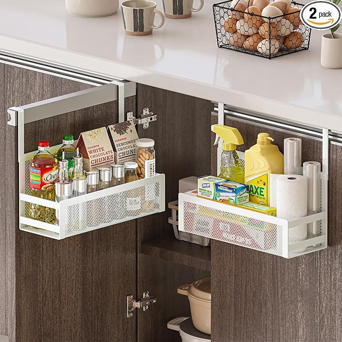 Hanging Kitchen Baskets Fine Mesh Wire Storage Basket Over Cabinet Door by SHINEWON