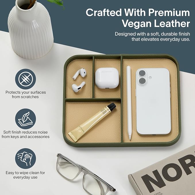 Nordik Leather Valet Tray - Image 3