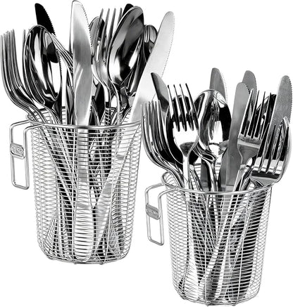 Dish Rack, Stainless Steel Kitchen Drain Basket, Compact Utensil Drying Rack - Image 7