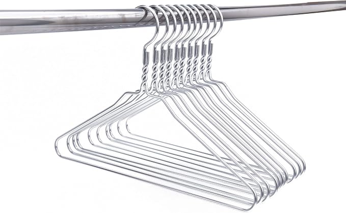 Quality Silver Aluminum Metal Coat Hangers - Image 4