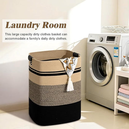 Laundry Hamper, 85L Tall Laundry Basket - Image 4