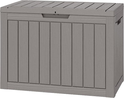 Outdoor Storage Box, Resin Deck Boxes Indoor and outdoor, Waterproof Storage by NBYSGO