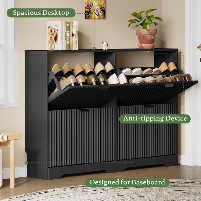 Xixini Shoe Storage Cabinet for Entryway - Image 4