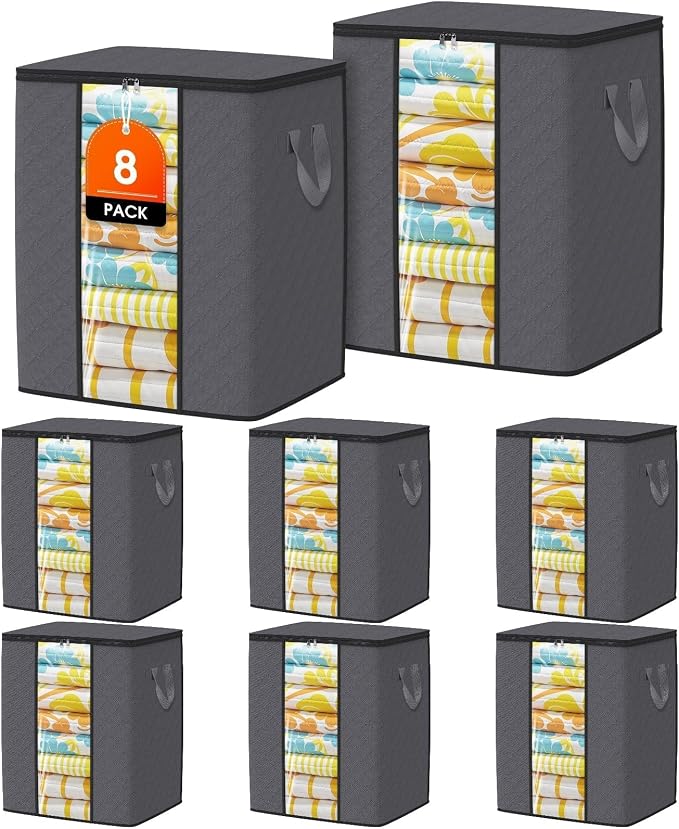 SpaceTrove Clothes Storage Bags, 80L Large Capacity Containers by Unknown
