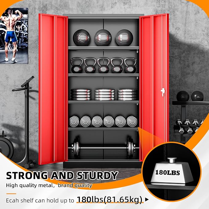 INTERGREAT Metal Storage Cabinet - Image 6