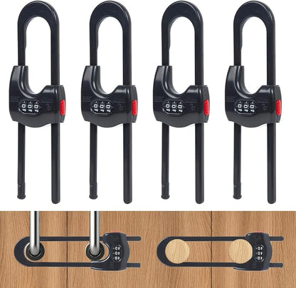 4 Pack Cabinet Locks Baby Proofing Upgrade Child Proof Cabinet Lock Adjustable by yingranlock