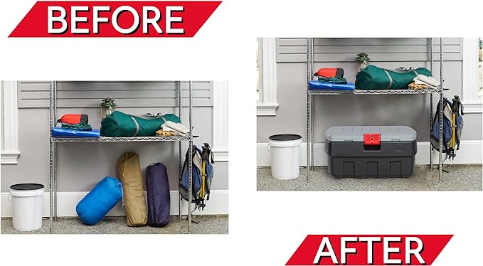 Rubbermaid ActionPacker Lockable Storage Box, 35 Gal, Industrial - Image 6