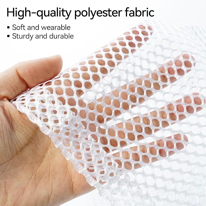 3Pcs Laundry Mesh Wash Bags, Drawstring Net Laundry Bag - Image 3