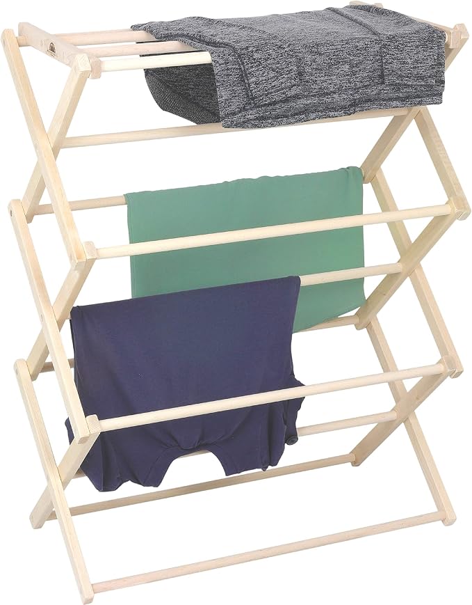 Pennsylvania Woodworks Premium American Maple Clothes Drying Rack - Image 9