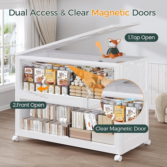 1100QT Extra Large Stackable Storage Bins - Image 3