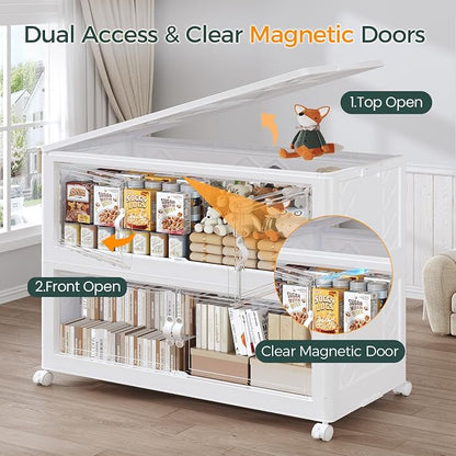 1100QT Extra Large Stackable Storage Bins - Image 3