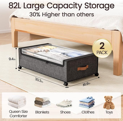 Yecaye 82 L Under Bed Storage - Image 2