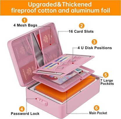 DocSafe 5200°F Fireproof Document Organizer Box - Image 9