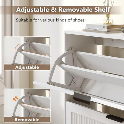 BORNOON Shoe Cabinet for Entryway - Image 6