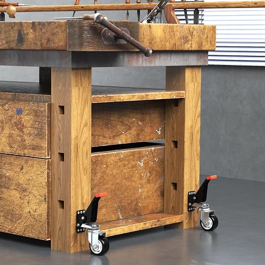 SPACEKEEPER Workbench Casters Kit 880 Lbs - Image 6