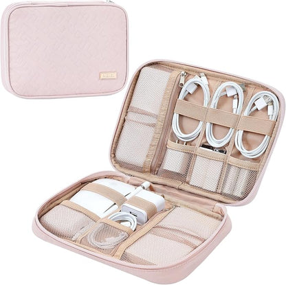 NISHEL Travel Cord Organizer Case, Tech Electronic Bag, Essentials by NISHEL