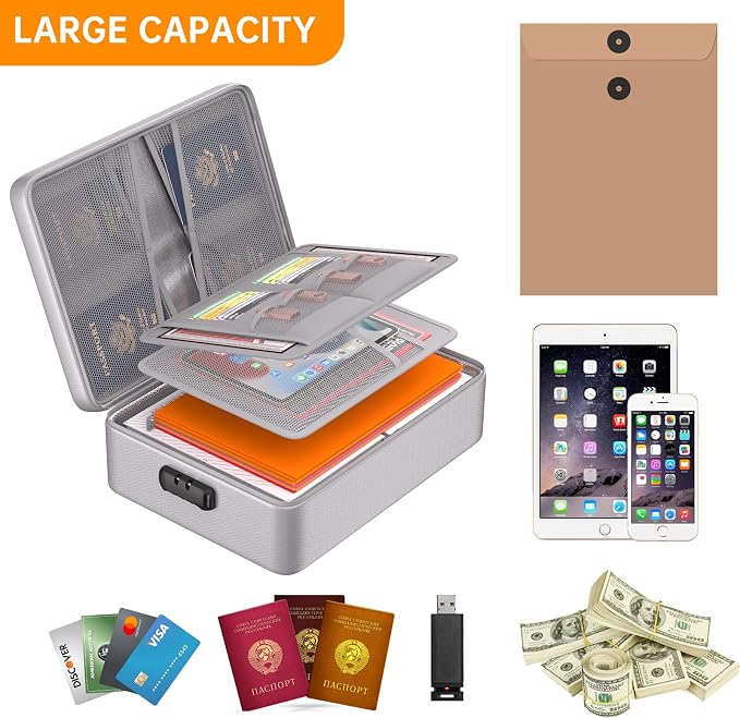 DocSafe 5200°F Fireproof Document Organizer Box - Image 7