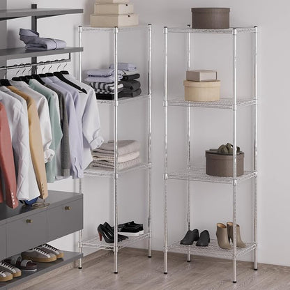 18" Deep x 24" Wide x 74" Height Wire Shelving Kit | 4-Tier | NSF Commercial - Image 5
