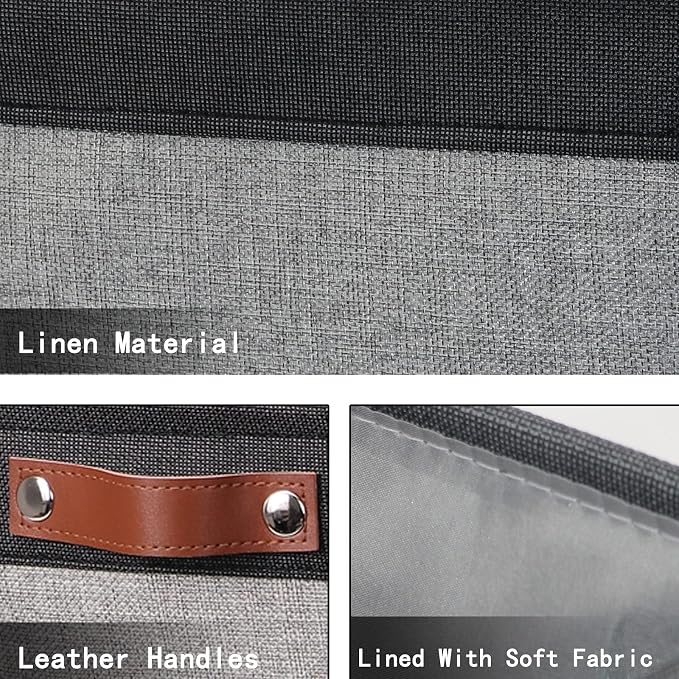 HNZIGE Small Storage Baskets Fabric BinsBaskets - Image 6
