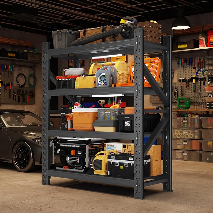60" W Garage Shelving Heavy Duty by LBVSKKSteelProducts