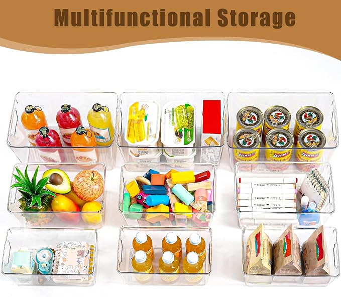 12 Pack Organizers and Storage, Pantry Organization and Storage Bins, Cabinet - Image 3