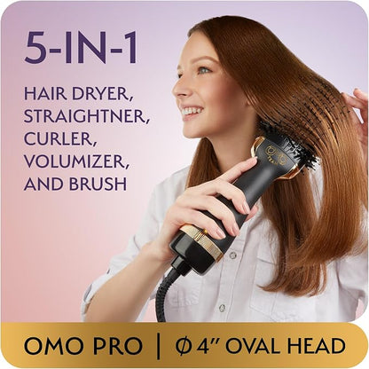 Professional Blowout Hair Dryer Brush, Hot Air Brush - Image 2