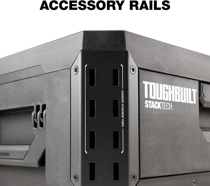 ToughBuilt StackTech 1 Drawer Tool Box, Heavy-Duty Portable Tools Chest - Image 7