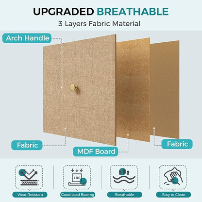 OLIXIS 5 Drawer Dresser for Bedroom, Storage Organizer for Closet, Khaki | - Image 6